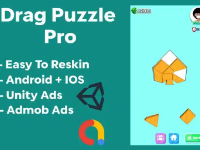 Drag puzzle Unity Game
